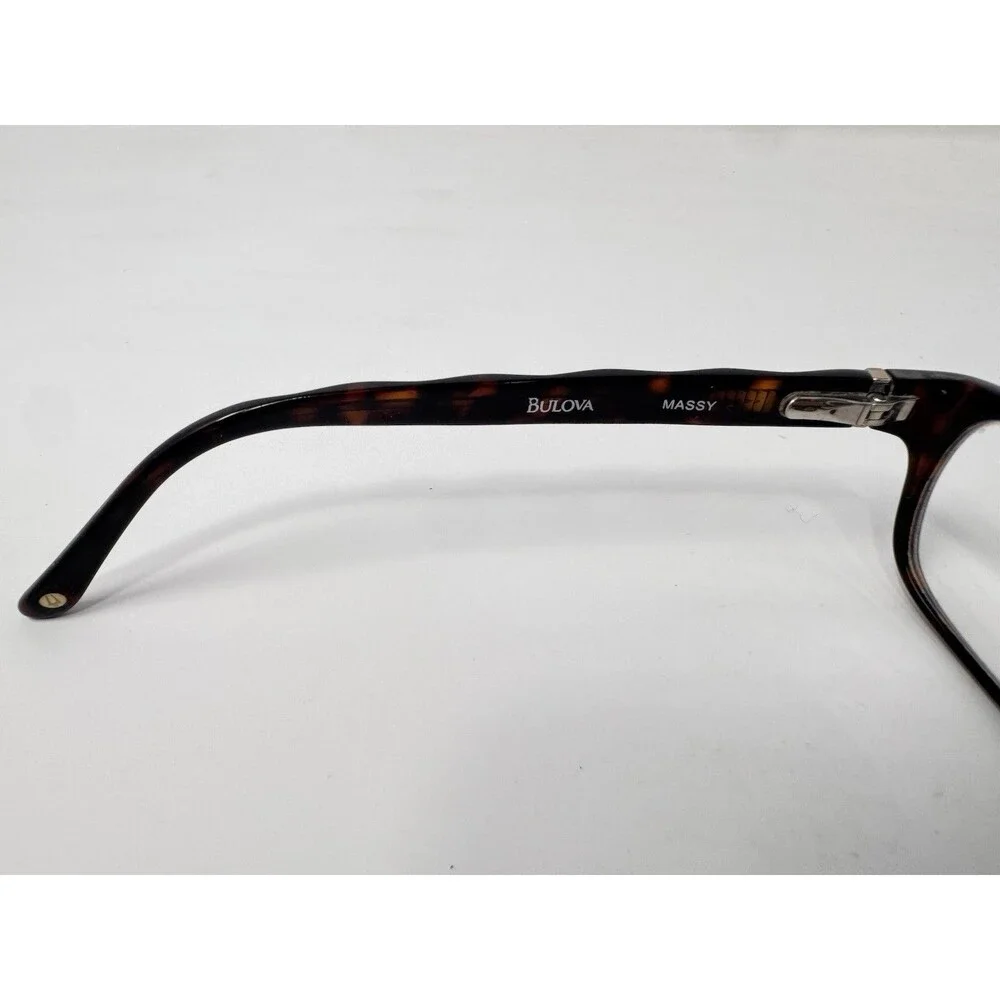 Bulova Massy Eyeglass Frames Only 53-16-135 Tortoise Authentic